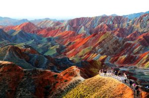 Zhangye Danxia landform, China