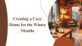 Creating a Cozy Home for the Winter Months